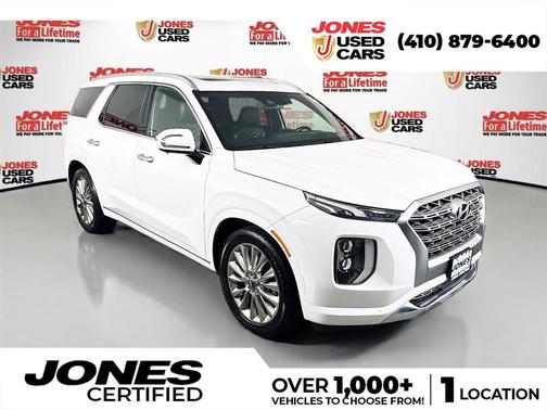 Hyper White 2020 Hyundai PALISADE Limited