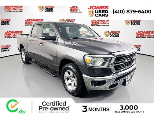 Granite Crystal Metallic Clearcoat 2019 RAM 1500 Big Horn