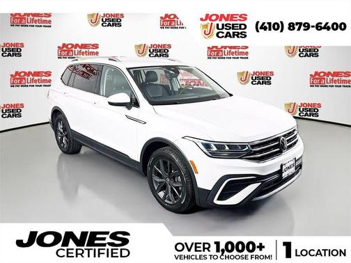 Pure White 2022 Volkswagen Tiguan 2.0T SE 4MOTION