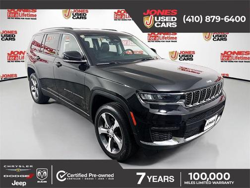 Diamond Black Crystal Pearlcoat 2023 Jeep Grand Cherokee L Limited