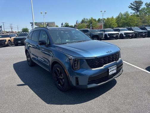 Mineral Blue 2026 Kia Sorento Hybrid SX Prestige