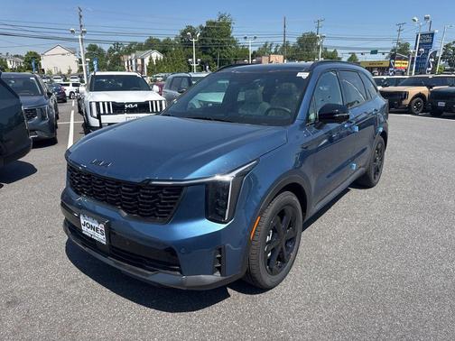 Mineral Blue 2026 Kia Sorento Hybrid SX Prestige