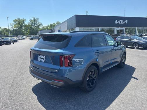 Mineral Blue 2026 Kia Sorento Hybrid SX Prestige