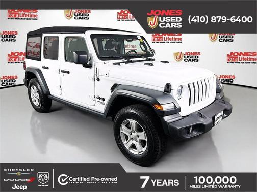 Bright White Clearcoat 2021 Jeep Wrangler Unlimited Sport