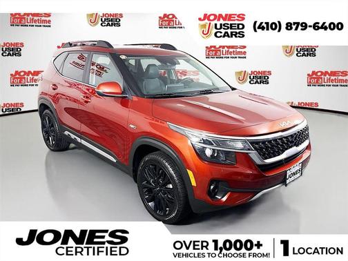 Red 2022 Kia Seltos Nightfall Edition