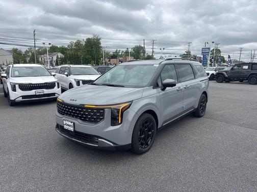 Ceramic Silver 2026 Kia Carnival Hybrid SX