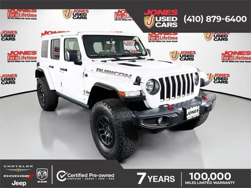 Bright White Clearcoat 2023 Jeep Wrangler Rubicon