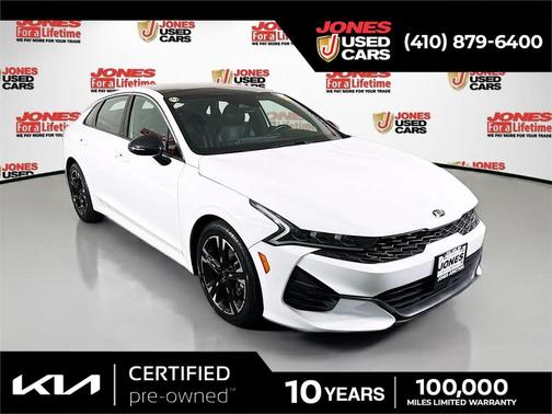 Glacial White Pearl 2021 Kia K5 GT-Line
