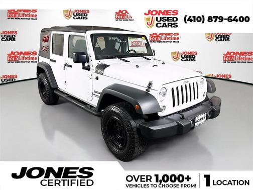 Bright White Clearcoat 2017 Jeep Wrangler Unlimited Sport