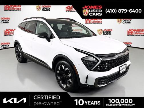 Glacial White Pearl 2023 Kia Sportage X-Line