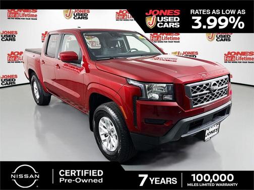 Cardinal Red Metallic Tricoat 2024 Nissan Frontier SV