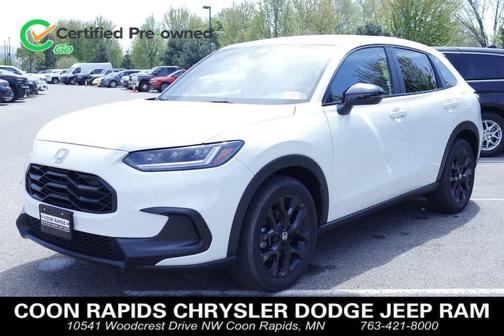 Platinum White Pearl 2024 Honda HR-V AWD Sport