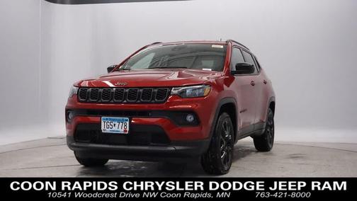 Red Hot Pearlcoat 2026 Jeep Compass Latitude
