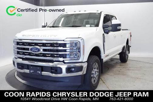 Star White Metallic Tri-Coat 2023 Ford F-350 Lariat