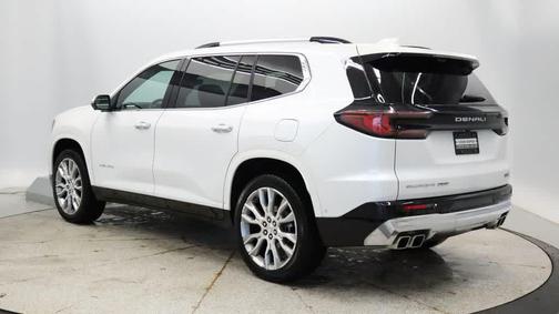 White Frost Tricoat 2025 GMC Acadia Denali