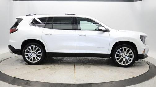 White Frost Tricoat 2025 GMC Acadia Denali