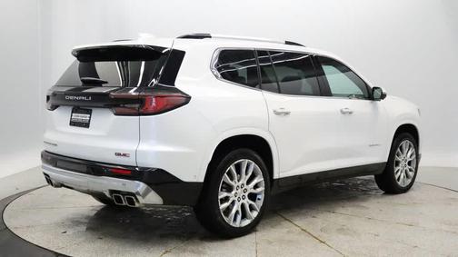 White Frost Tricoat 2025 GMC Acadia Denali