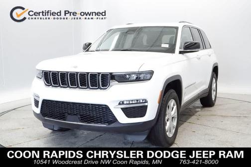 Bright White Clearcoat 2023 Jeep Grand Cherokee Limited