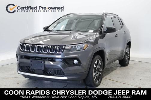 Billet Silver Metallic Clearcoat 2023 Jeep Compass Limited