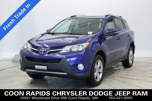 Blue Crush Metallic 2015 Toyota RAV4 XLE