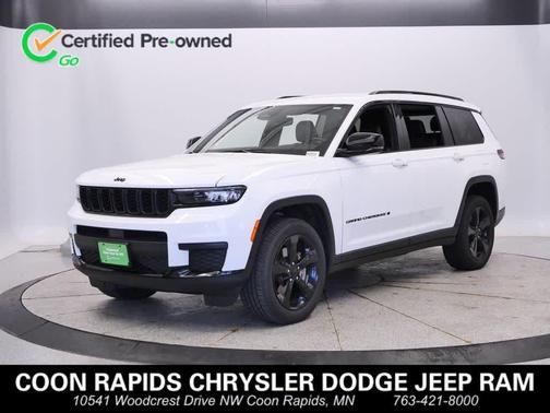Bright White Clearcoat 2022 Jeep Grand Cherokee L Altitude