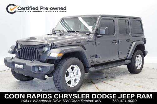 Granite Crystal Metallic Clearcoat 2022 Jeep Wrangler Unlimited Sport