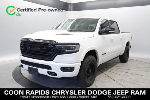 Ivory White Tri-Coat Pearlcoat 2021 RAM 1500 Limited