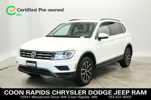Pure White 2021 Volkswagen Tiguan 2.0T SE 4MOTION