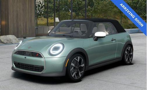 Ocean Wave Green Metallic 2026 MINI Convertible Iconic