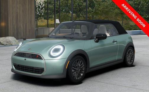 Ocean Wave Green Metallic 2026 MINI Convertible Iconic