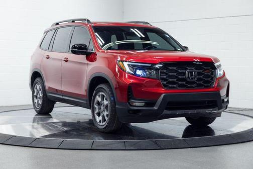 Radiant Red Metallic II 2023 Honda Passport TrailSport