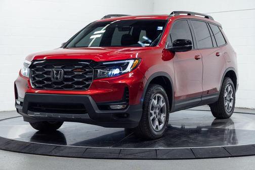 Radiant Red Metallic II 2023 Honda Passport TrailSport
