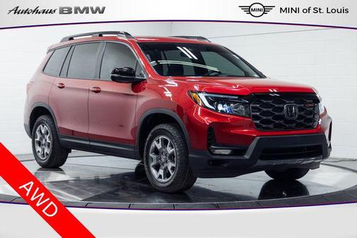 Radiant Red Metallic II 2023 Honda Passport TrailSport