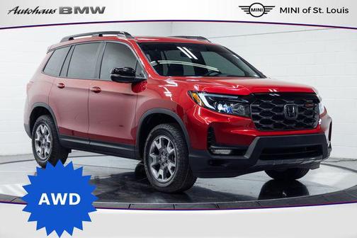 Radiant Red Metallic II 2023 Honda Passport TrailSport