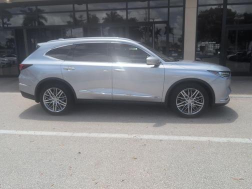 Lunar Silver Metallic 2022 Acura MDX Advance Package