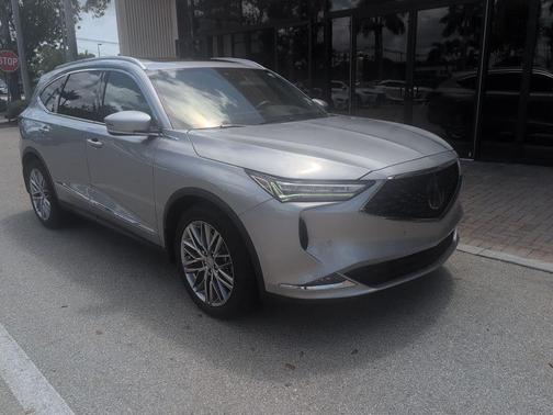 Lunar Silver Metallic 2022 Acura MDX Advance Package