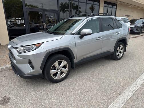 Silver Sky Metallic 2019 Toyota RAV4 Hybrid Limited