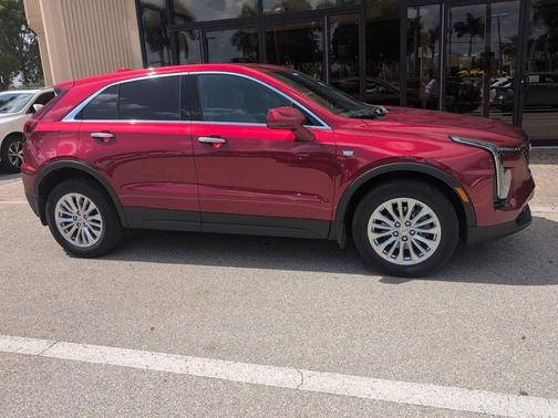 Radiant Red Tintcoat 2024 Cadillac XT4 Luxury