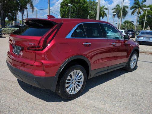 Radiant Red Tintcoat 2024 Cadillac XT4 Luxury