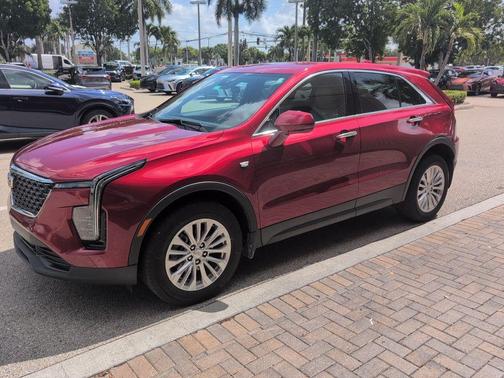 Radiant Red Tintcoat 2024 Cadillac XT4 Luxury