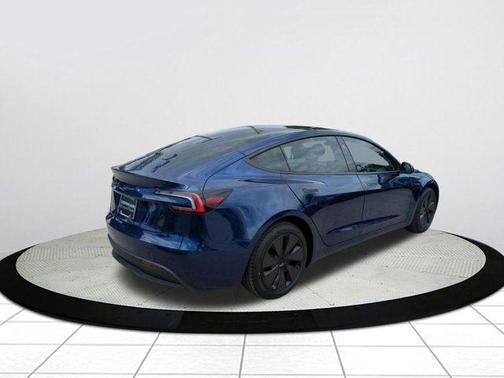 Deep Blue Metallic 2025 Tesla Model 3 Long Range