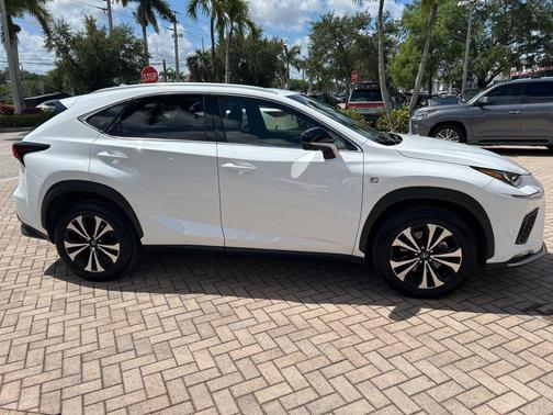 Ultra White 2021 Lexus NX 300 F Sport