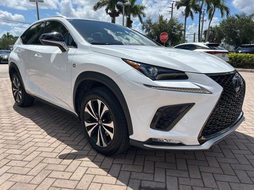 Ultra White 2021 Lexus NX 300 F Sport