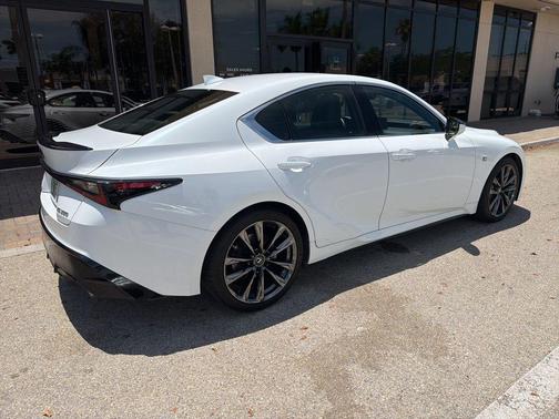 Ultra White 2021 Lexus IS 350 Base