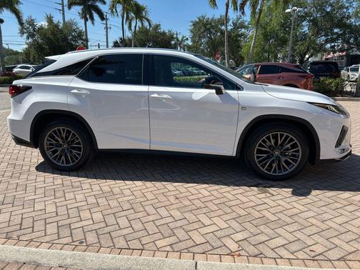 Ultra White 2021 Lexus RX 350 F SPORT Handling