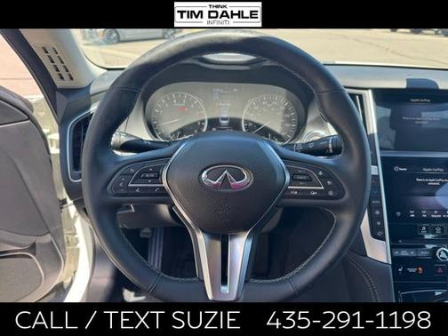 Majestic White 2022 INFINITI Q50 LUXE