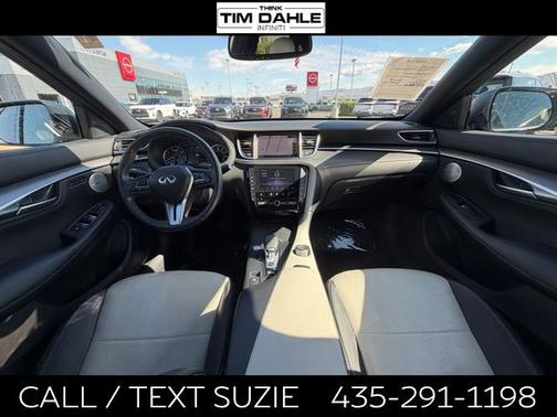 Hermosa Blue 2023 INFINITI QX55 ESSENTIAL