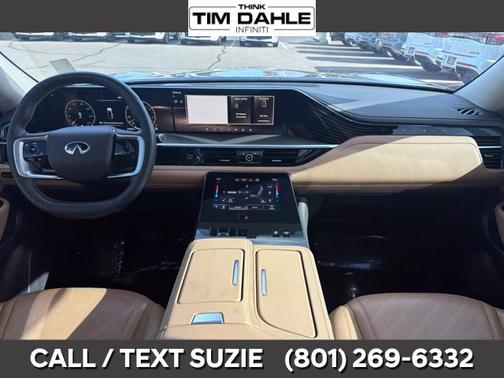 Black Obsidian 2025 INFINITI QX80 LUXE