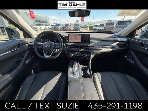 Warm Titanium 2023 INFINITI QX60 LUXE