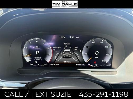 Diamond Black 2025 INFINITI QX60 LUXE